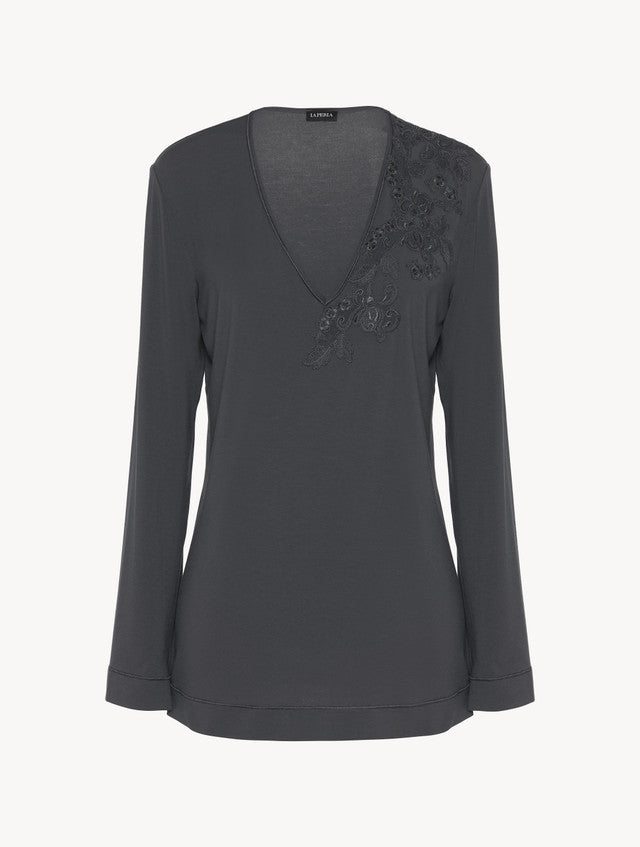 Maison @Home Long-sleeved Shirt in grey