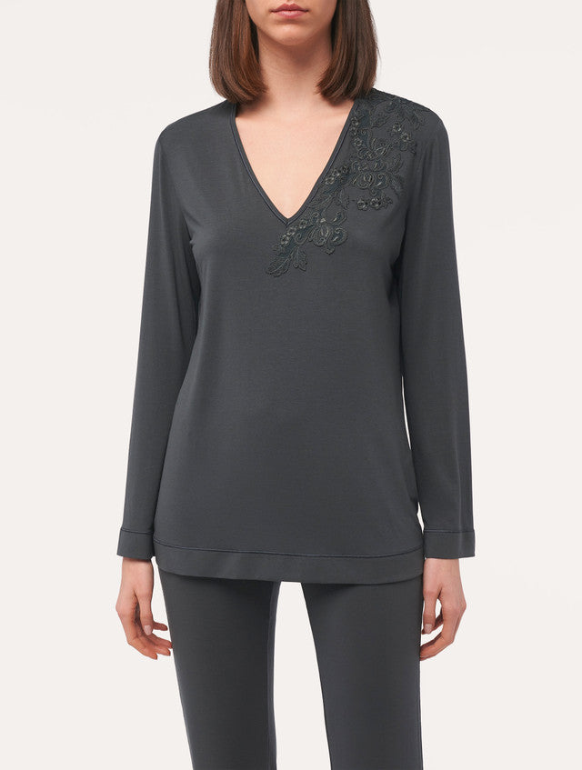 Maison @Home Long-sleeved Shirt in grey