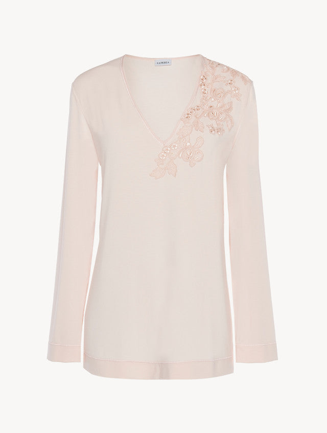 Maison @Home Langarmshirt in Pink
