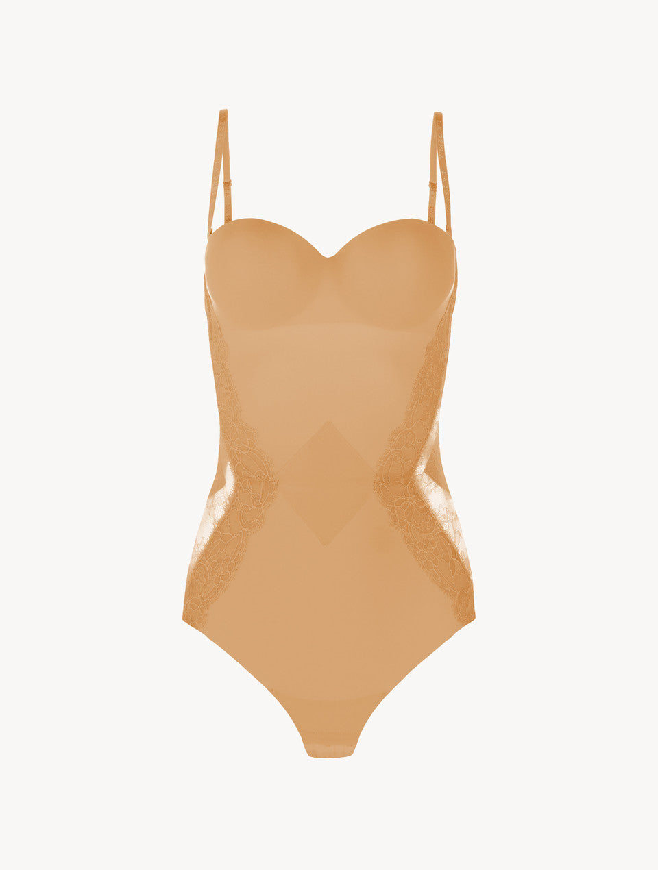 Shape Allure Beige Body mit Chantilly-Spitze