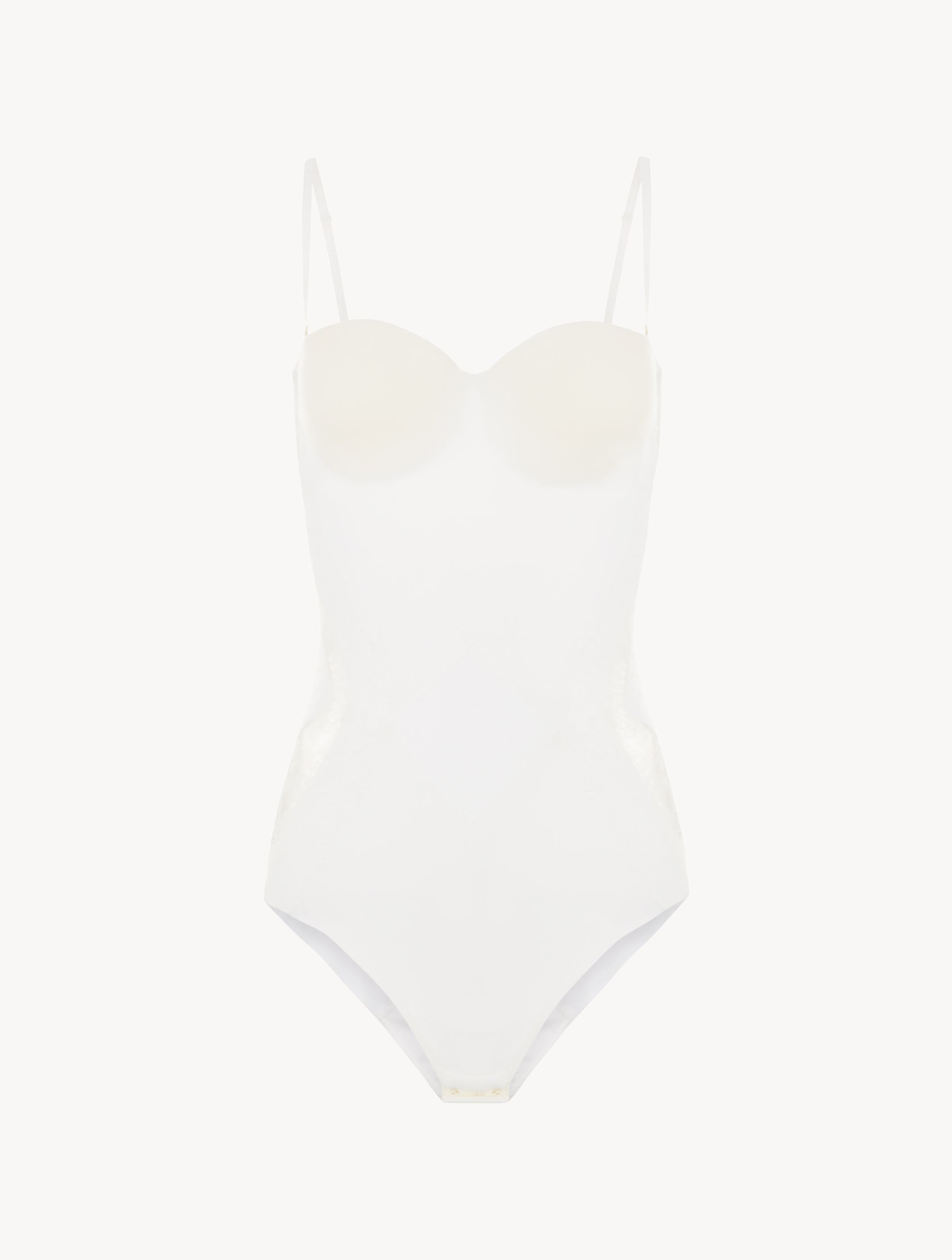 Shape Allure Body bianco con raffinati dettagli in pizzo Chantilly