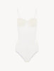 Shape Allure Body bianco con raffinati dettagli in pizzo Chantilly