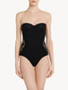 Shape Allure schwarzer Body mit Chantilly-Spitze