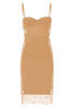 Shape Allure Beige Padded Underwired Dress