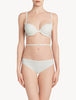 Shape Allure White Multiway bra with Chantilly lace