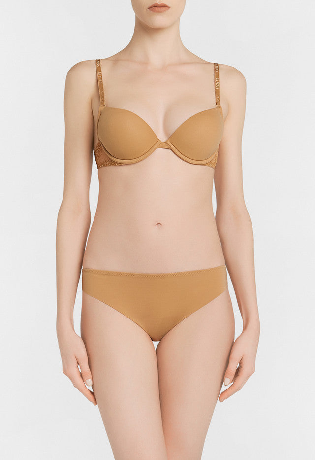 Shape Allure Beige Multiway bra with Chantilly lace