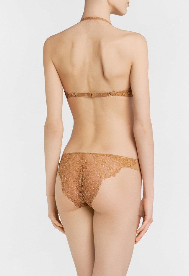 Shape Allure Beige Multiway bra with Chantilly lace