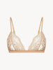 Souple Beige Lace triangle bra