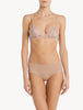 Souple Beige Lace triangle bra