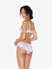 Souple White Lace triangle bra