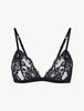 Souple Black Lace triangle bra