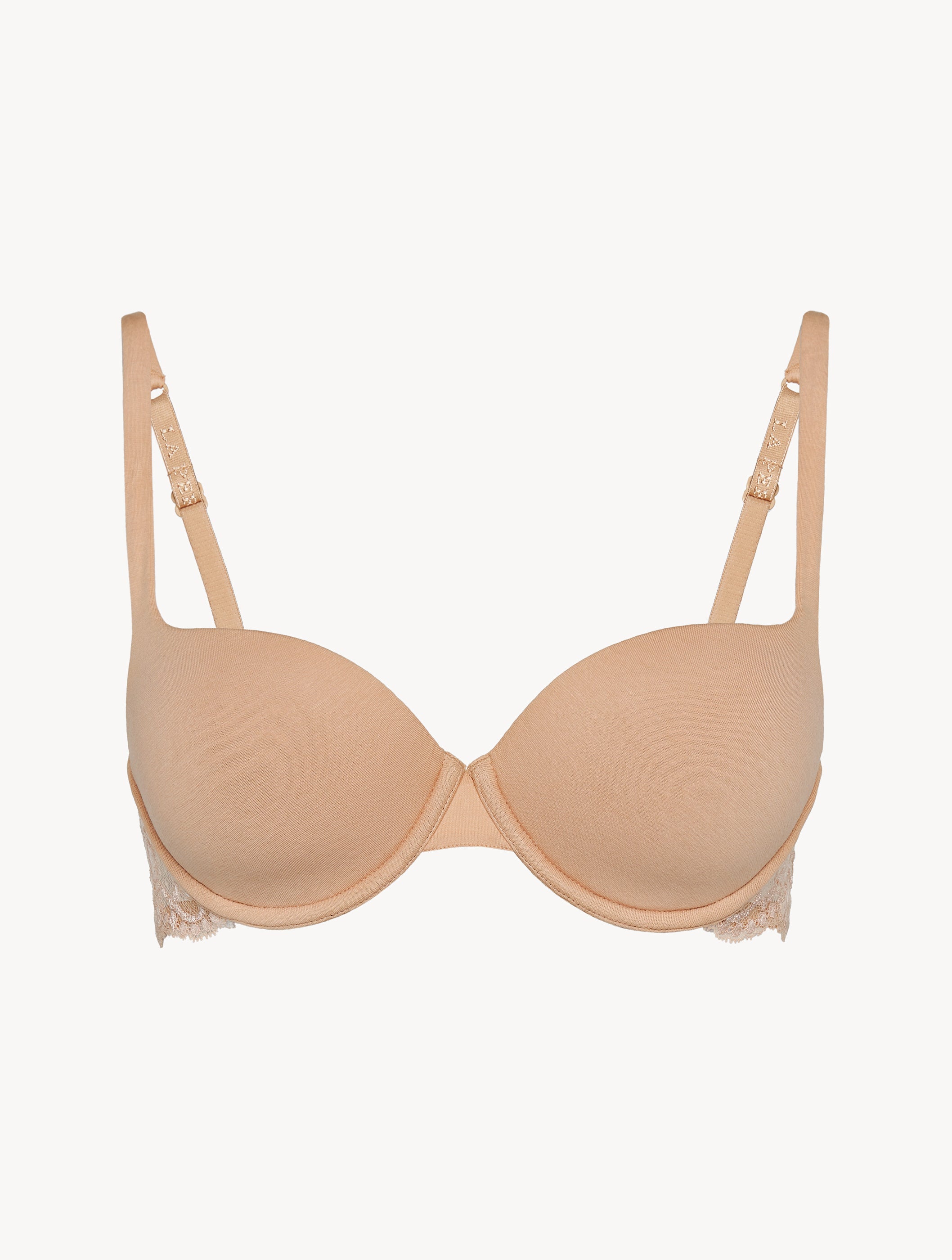 Souple Beige cotton T-shirt bra