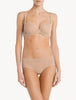 Souple Beige cotton T-shirt bra
