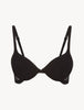 Souple Black cotton push-up bra