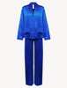 Silk Pigiama in blu elettrico