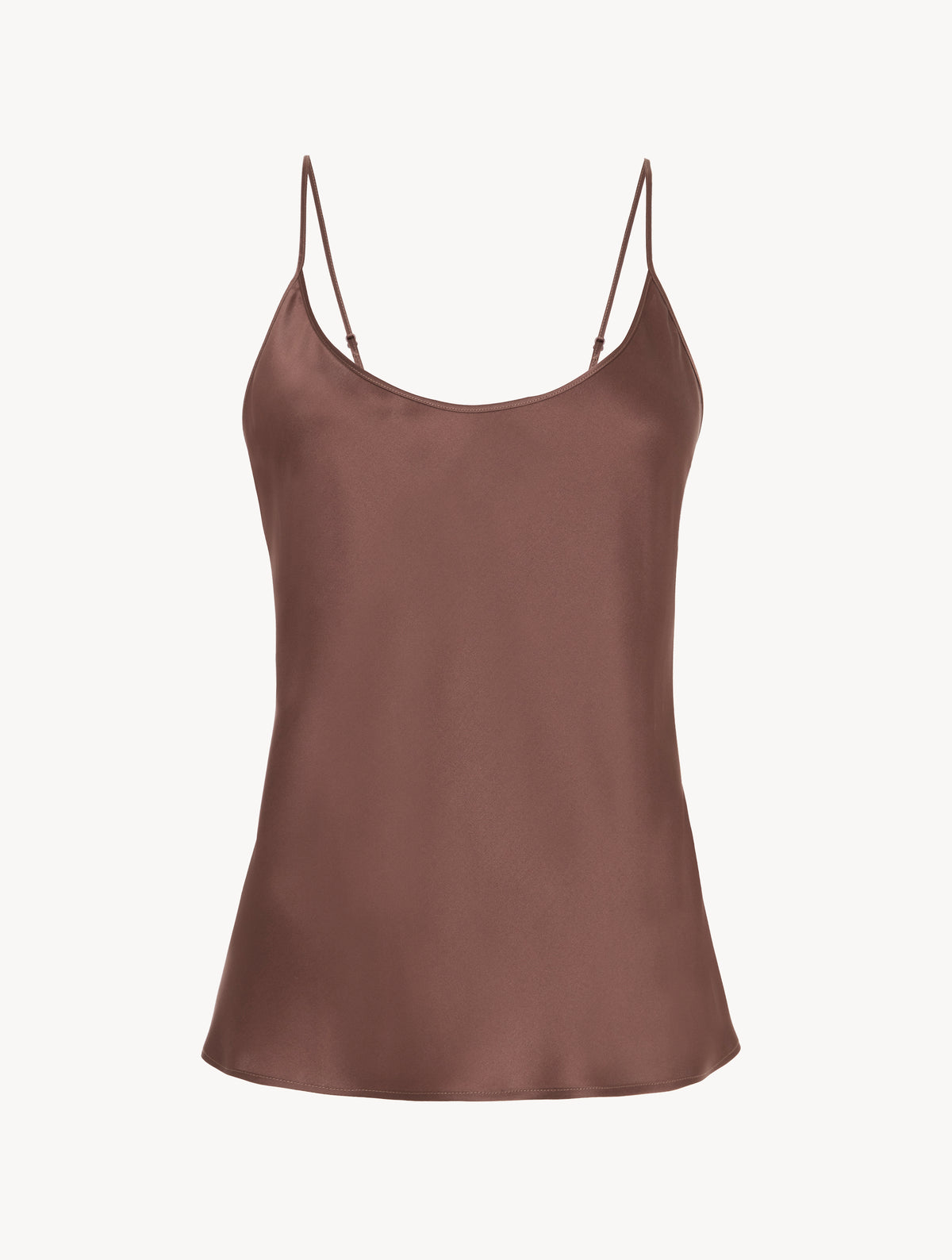 Silk Chocolate Brown Top