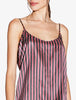 Silk striped camisole top