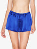 Silk Shorts in Electric Blue
