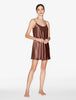 Silk Chocolate Short Nightgown