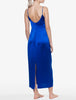 Silk Sottoveste lunga blu elettrico
