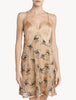 Altea Slip Dress in sand Leavers lace