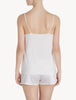 Primula White Top with embroidered tulle