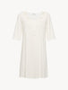 Primula White Short Nightgown with embroidered tulle