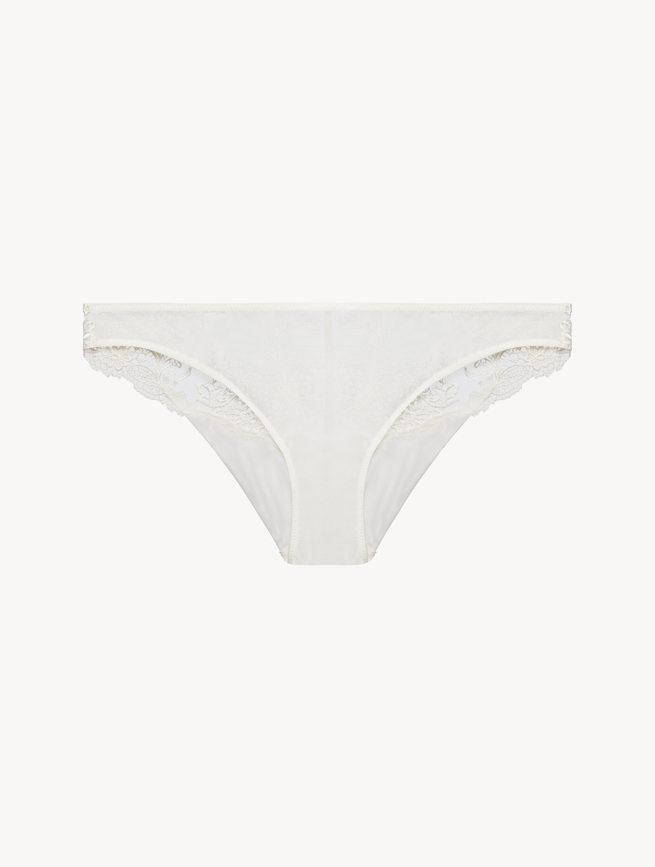 PRIMULA Brazilian Brief in white embroidered tulle