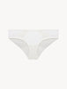 Primula White Medium Brief in tulle