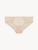 Primula Medium Slip aus pink besticktem Tüll