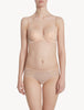 Primula Medium Slip aus pink besticktem Tüll