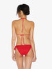 Braguita de bikini de cinta Beach Escape en rojo