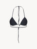 Stripy Beach Triangle Bikini in Blue