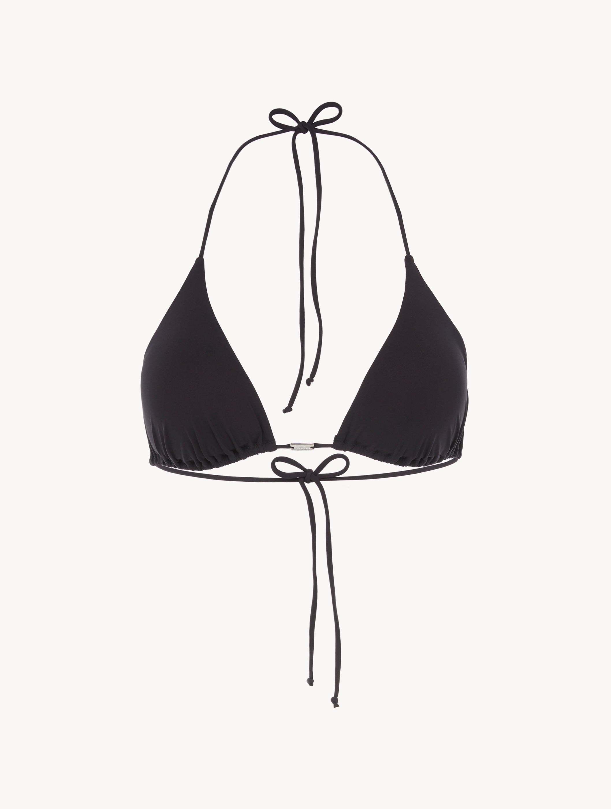 Beach Escape Triangle Bra in Black