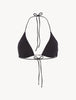 Beach Escape Triangle Bra in Black