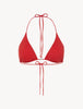 Beach Escape Triangle Bra in Red