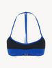 Active Beach Top de bikini en color cobalto y negro