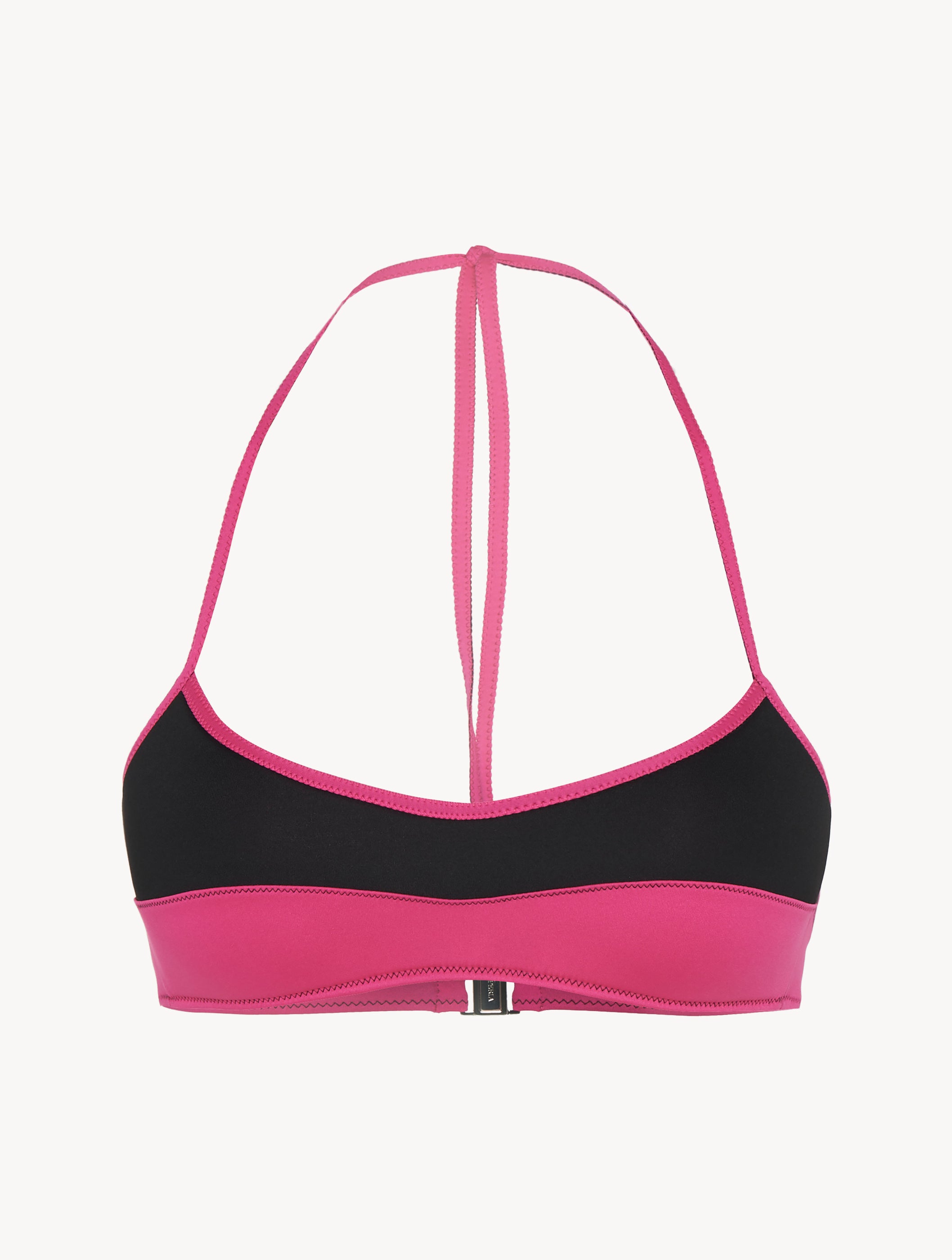 ACTIVE Reggiseno bikini in colore fucsia e nero