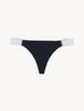Lacy Touch Black & White Thong