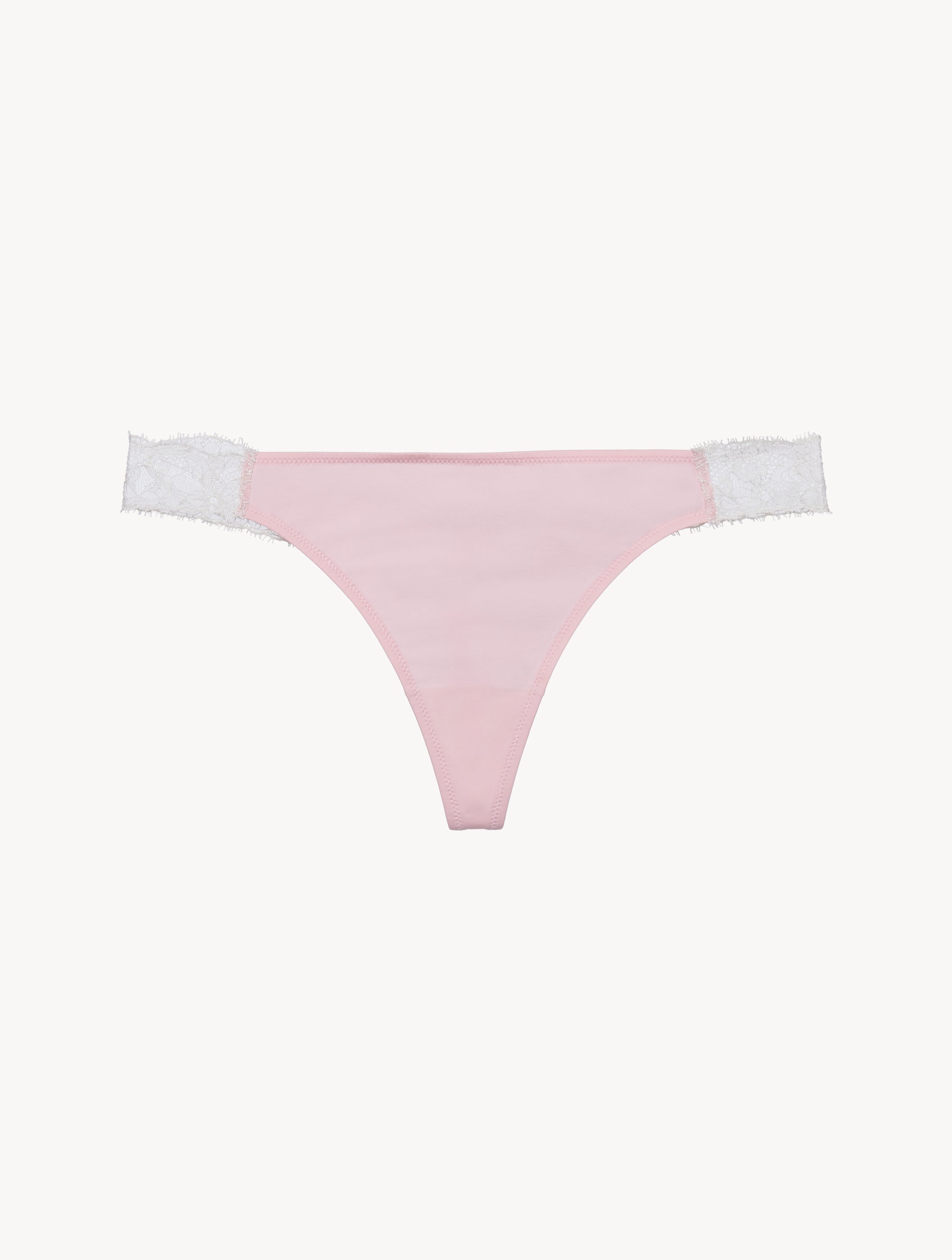 Lacy Touch Spitzen-Tanga in Rosé und Creme