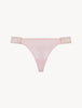 Lacy Touch Pink & Sand Thong