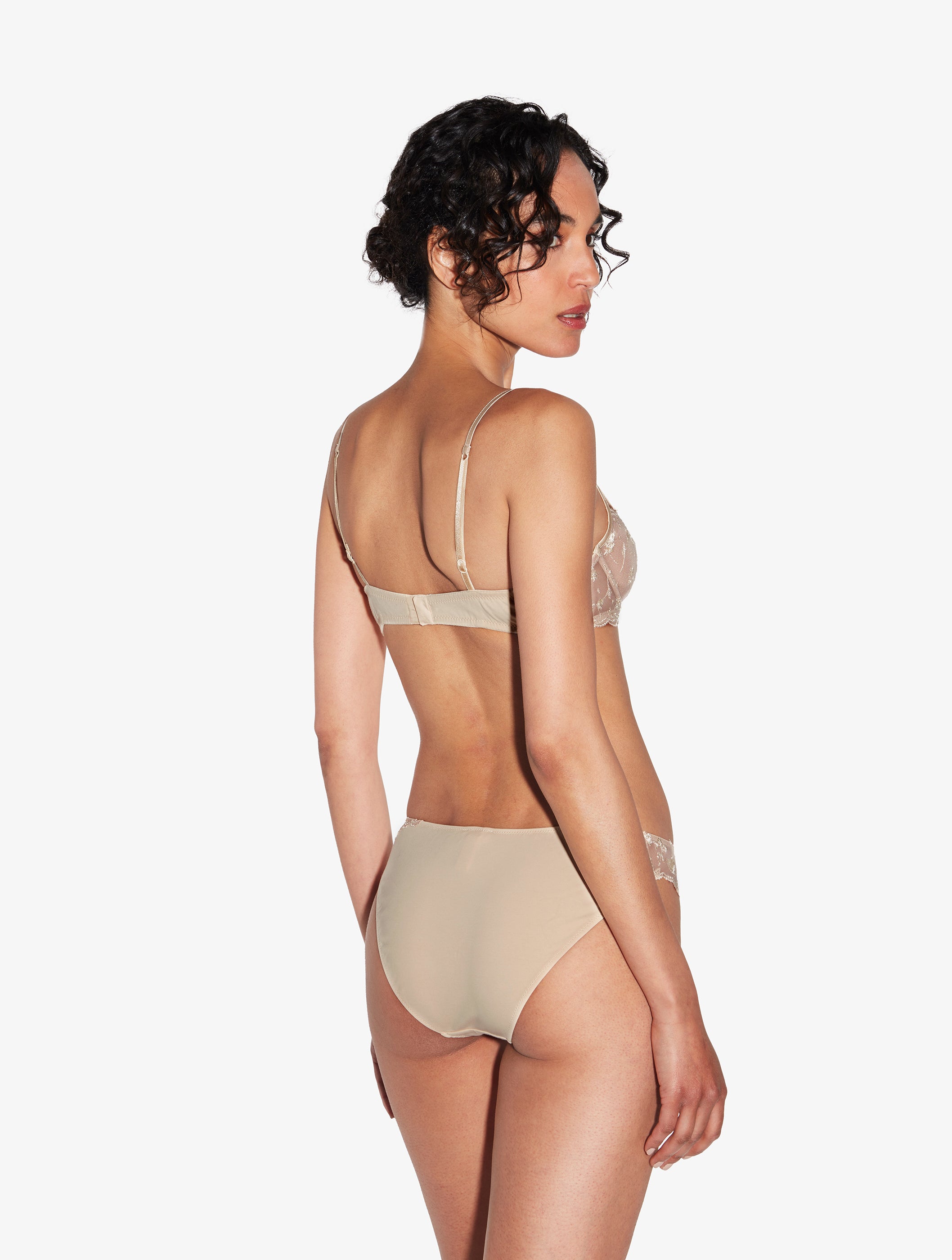 Midnight Botanica Beiger Balconette-BH