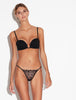 Midnight Botanica Black Bandeau Bra