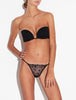 Midnight Botanica Black Bandeau Bra
