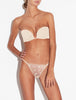 Midnight Botanica Beige Bandeau-BH