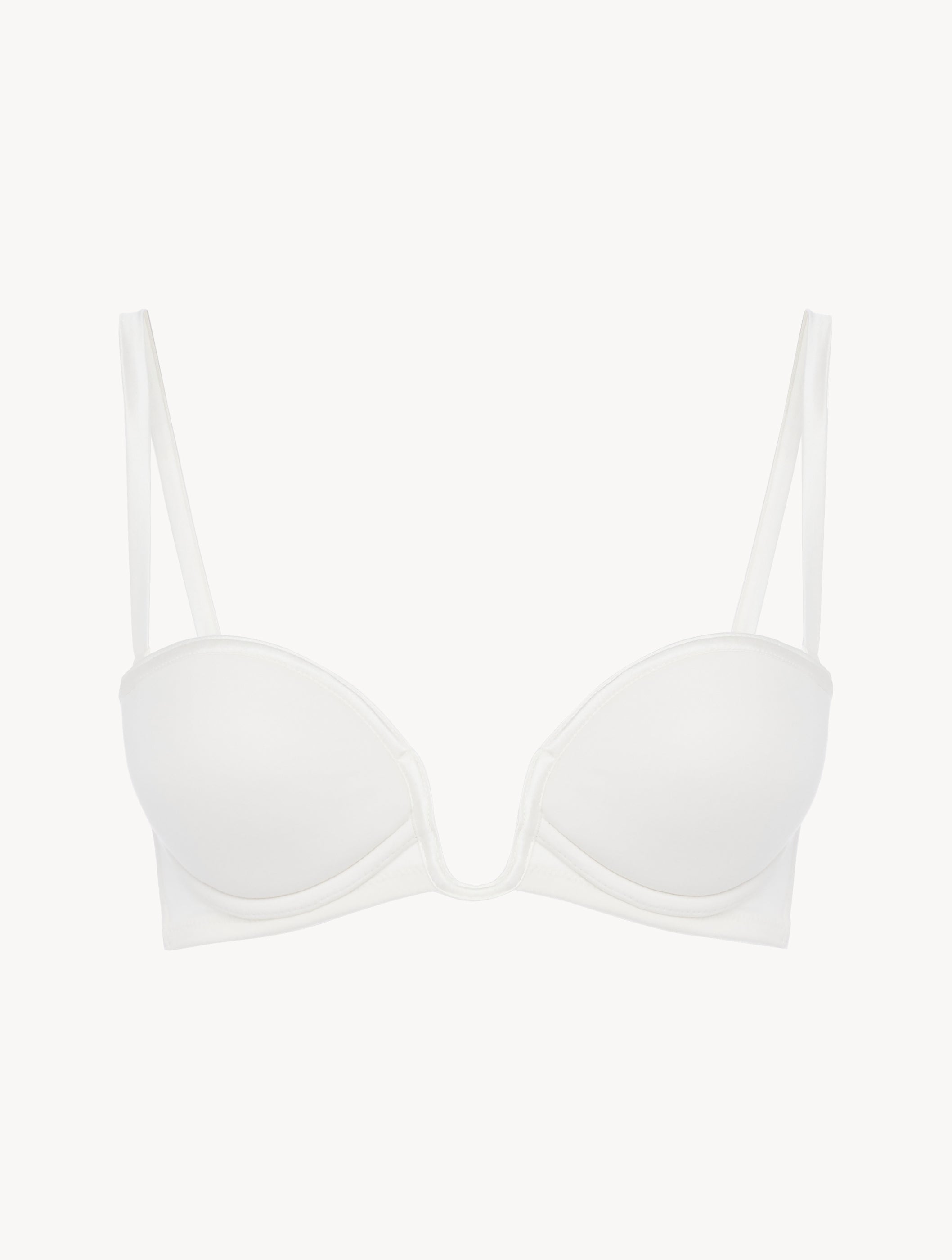 Midnight Botanica White Bandeau Bra