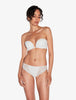 Midnight Botanica White Bandeau Bra