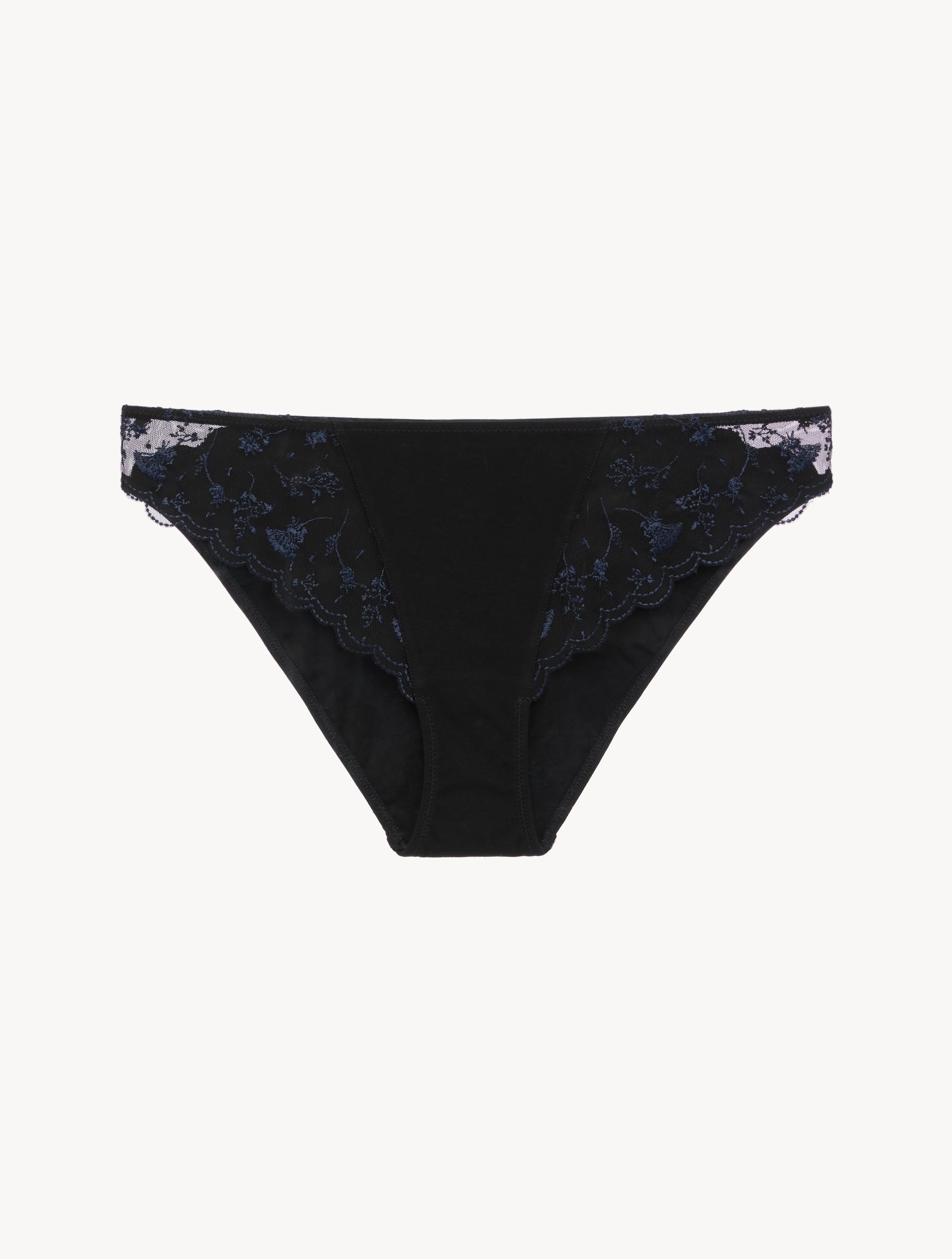 Midnight Botanica Black Briefs