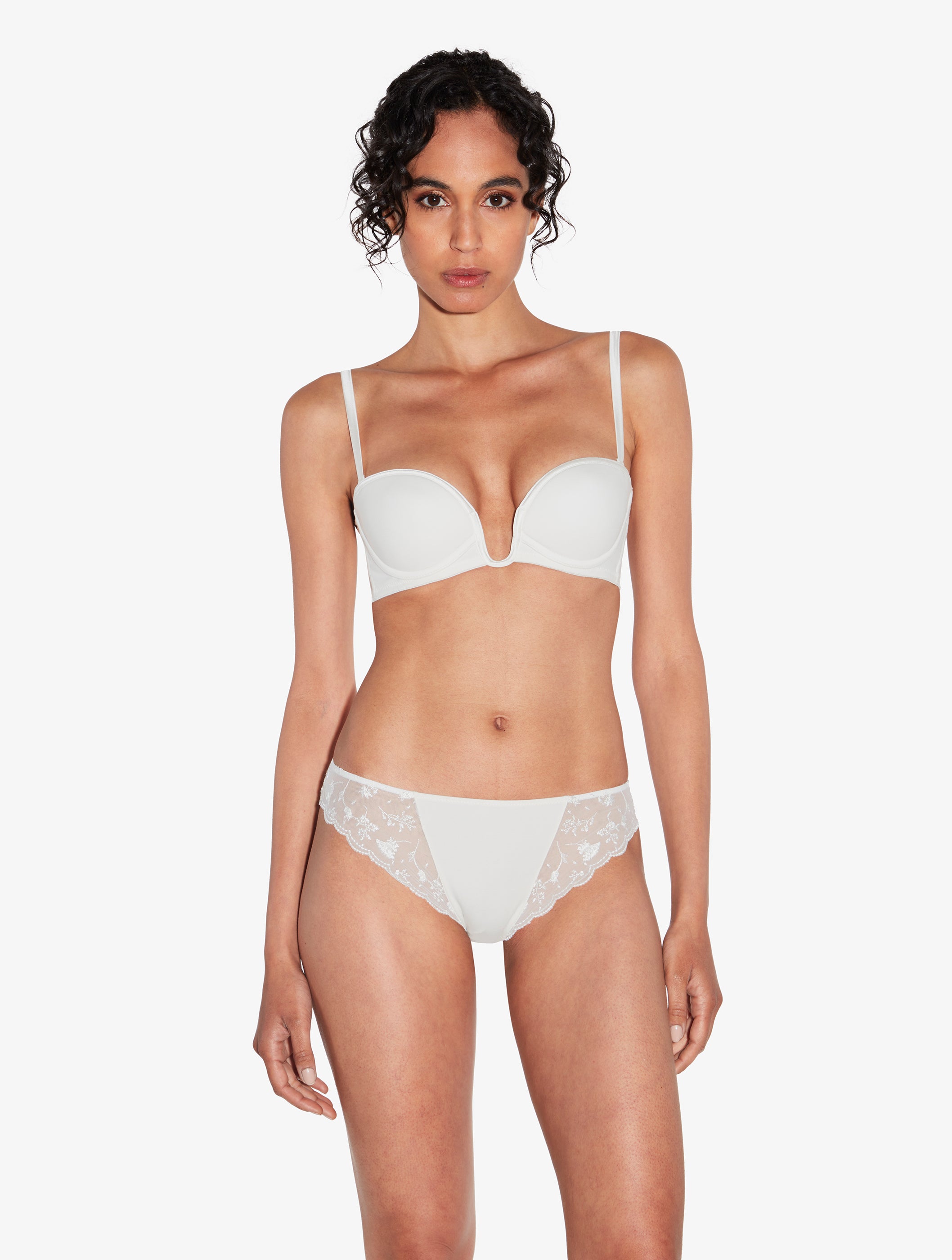 Midnight Botanica White Briefs