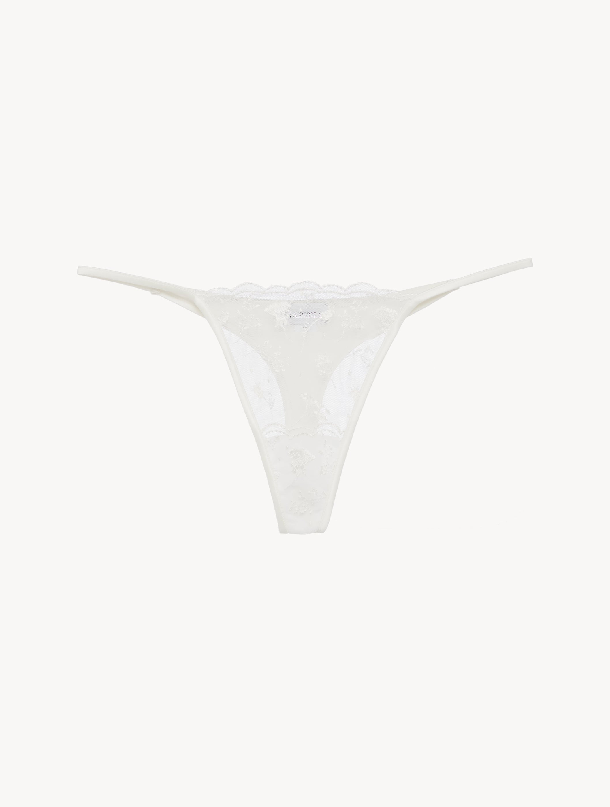Midnight Botanica White Thong